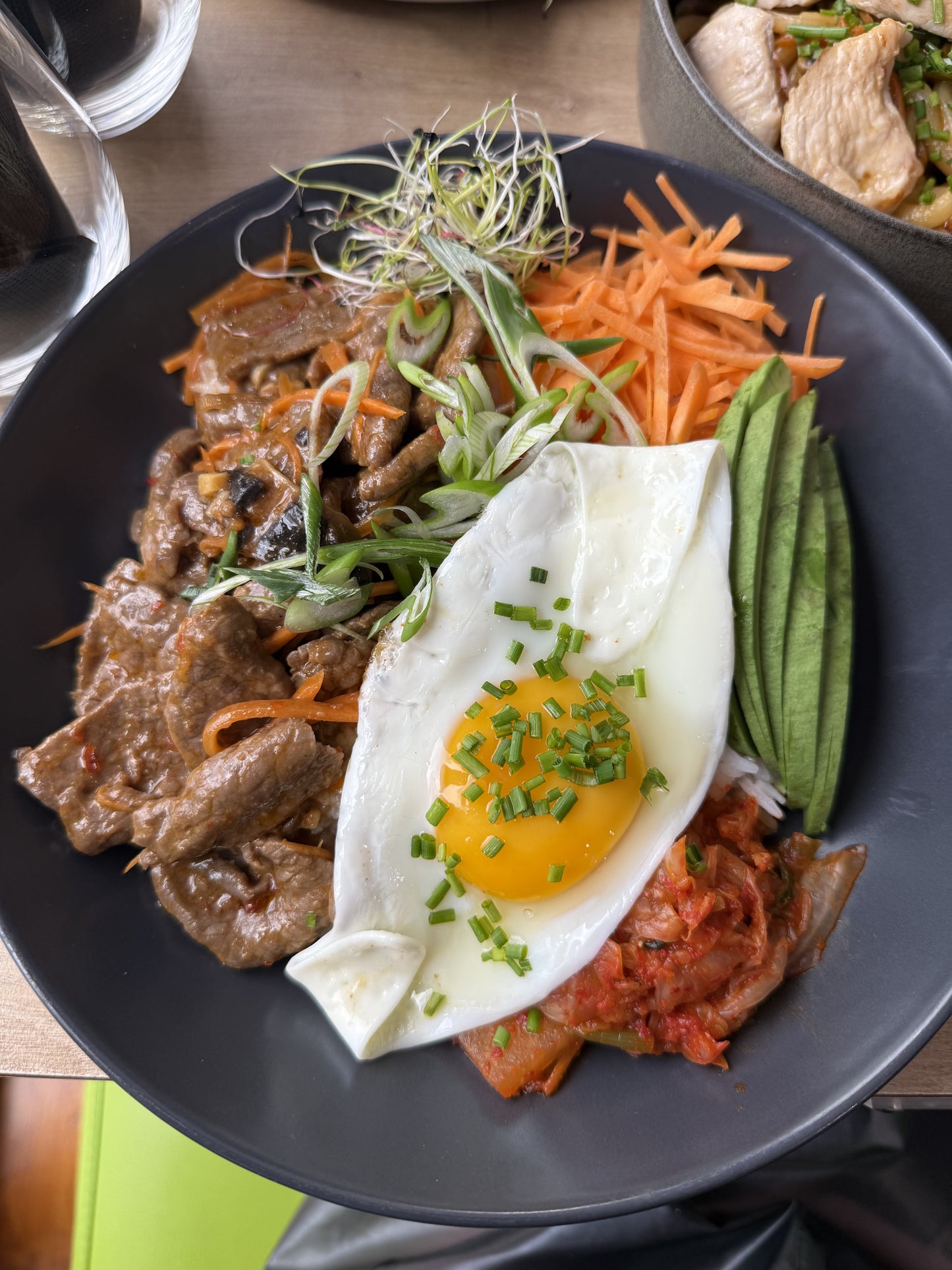 Coréenne bibimbap
