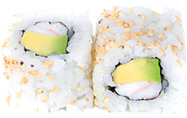California Rolls Crevette Avocat 6 pcs