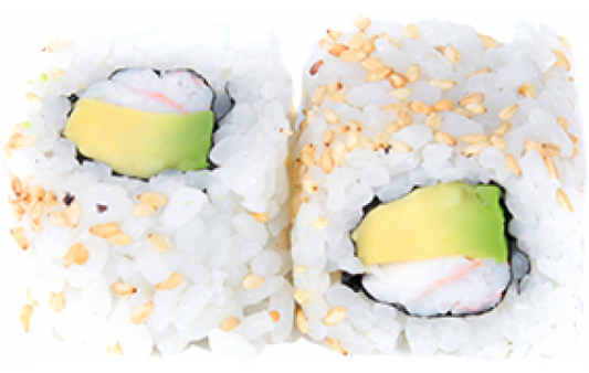 California Rolls Crevette Avocat 6 pcs